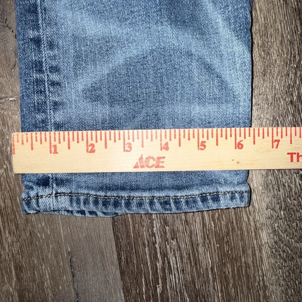 Polo Ralph Lauren Men's Distressed Blue Jeans 36x32 ( Fits 36x30)